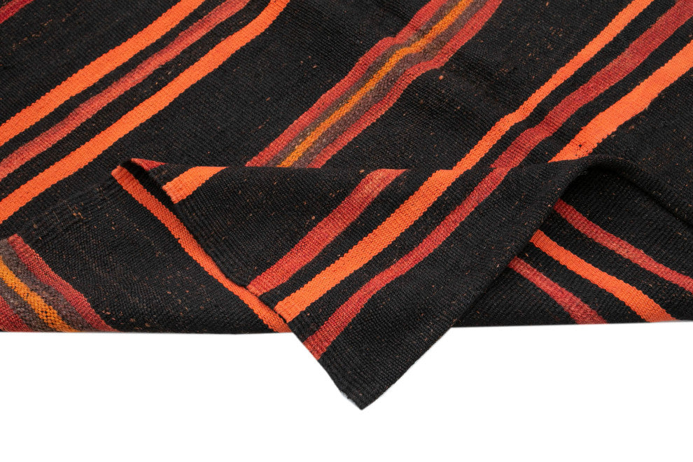 Rug N Carpet - Handmade Anatolian 5' 10'' x 10' 0'' Vintage Goat Hair Kilim Rug