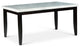 Westby White Marble Top Dining Table