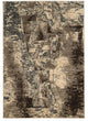 Linon Masters Man Power Loomed Polypropylene 8'x10'3" Area Rug in Gray