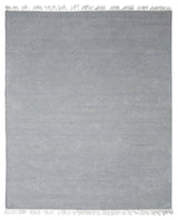 HAND WOVEN FLAT WEAVE KILIM WOOL ECO-FRIENDLY AREA RUGS-Solid,Light Silver