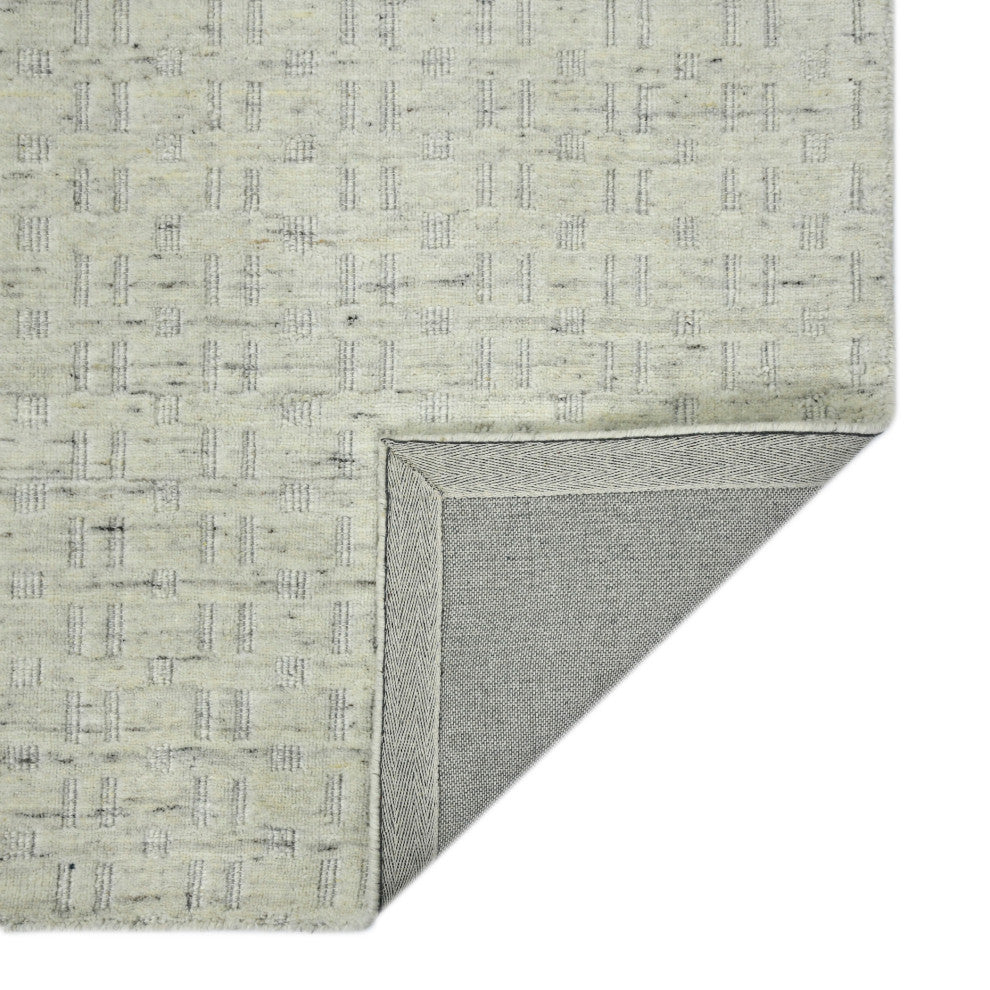 Houston Aliya Area Rug, White, 5' x 7'6", Geometric