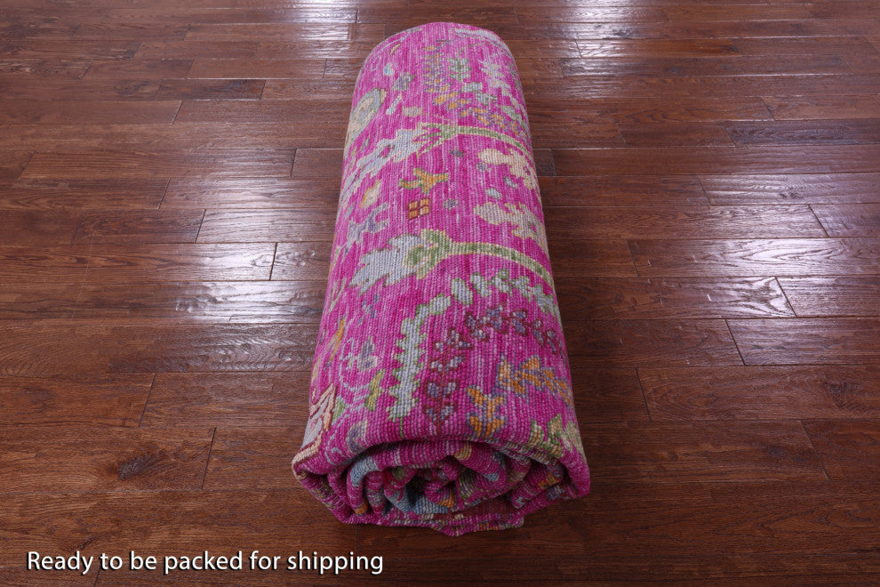 10' 1" X 13' 11" Turkish Oushak Handmade Wool Rug - Q15624