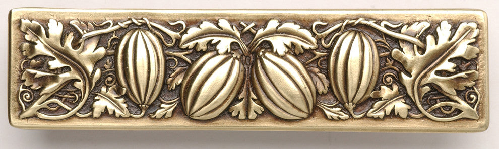 Autumn Squash Pull Antique Brass, Antique Brass