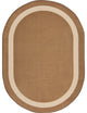 Portrait 10'9" X 13'2" Oval Area Rug, Color Mocha