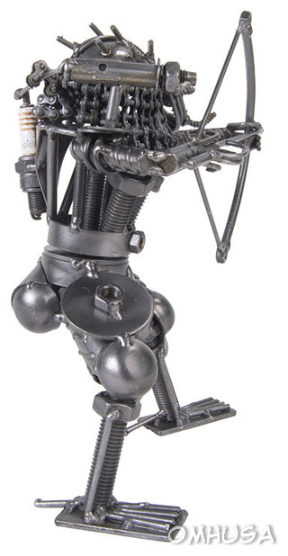 Metal Predator With Bow and Arrow
