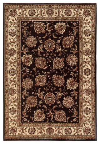 Oriental Weavers Ariana Collection Brown/Ivory Oriental Indoor Area Rug 8' SQR