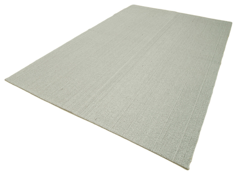 Rug N Carpet - Hand-knotted Turkish 6' 8'' x 11' 4'' Decorative Wool Kilim Rug