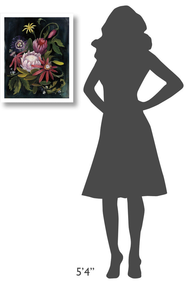 "Flower Show II" Digital Paper Print by Julia Purinton, 18"x22"