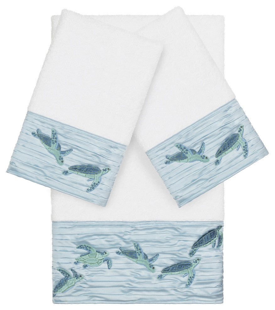 Mia 3 Piece Embellished Towel Set