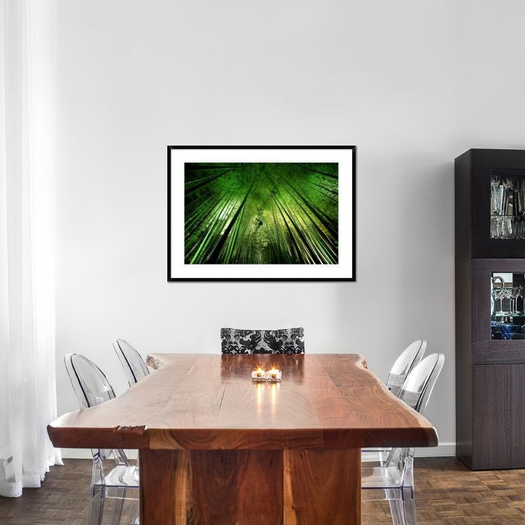 "Bamboo Night" Framed Digital Print by Takeshi Marumoto, 44x32"