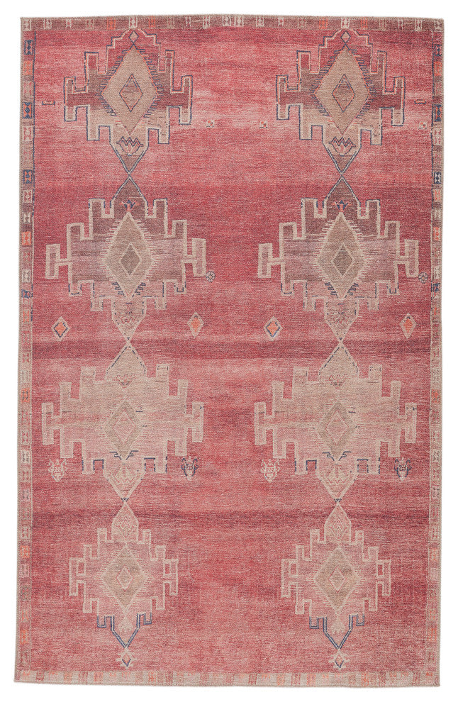 Vibe by Jaipur Living Evadne Medallion Pink/Blue Rug, 6'x9'