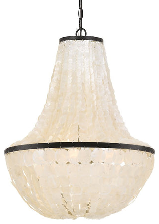 Brielle 6 Light Chandelier in Dark Bronze