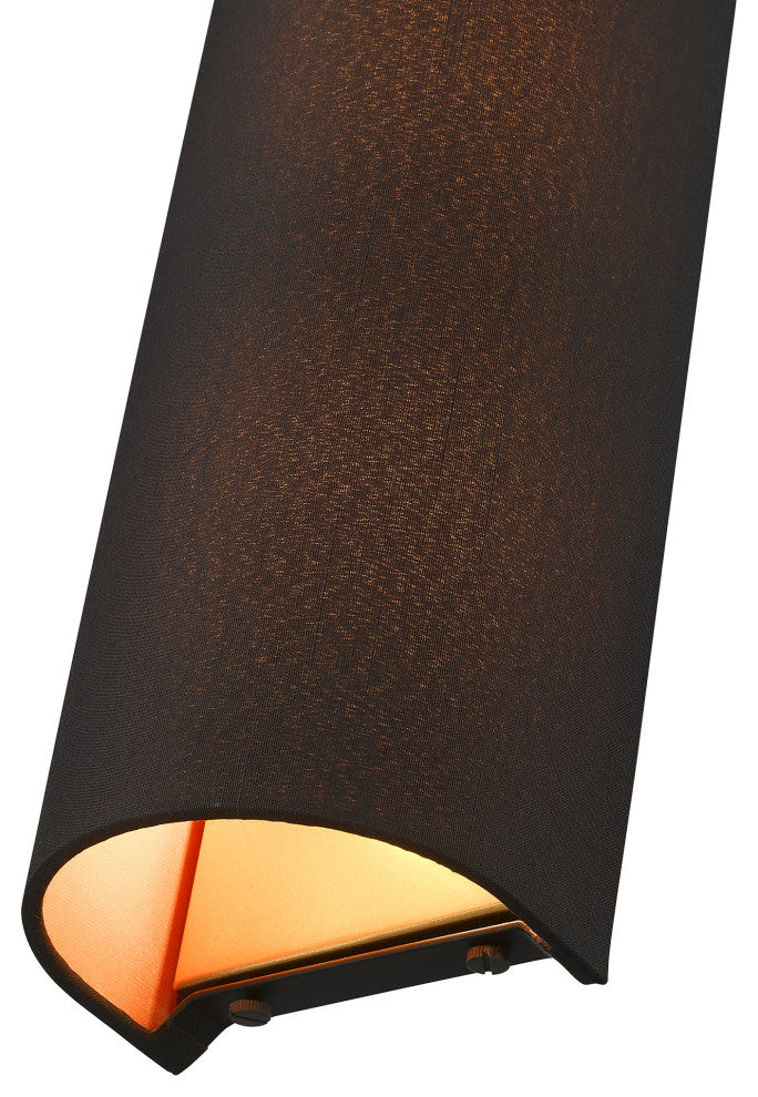 Livex Lighting Sentosa 2-Light Black Sconce