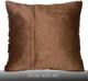 Faux Fur Cowhide Plush Throw Pillow 18"X18" (Cover Only)