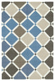 Rug N Carpet - Handmade Wool 3' 6'' x 5' 3'' Geometric Dhurrie Kilim Rug