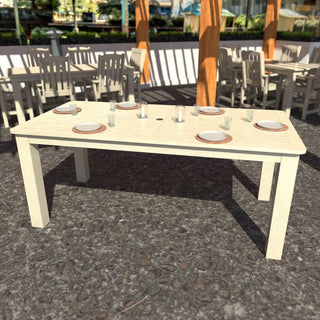 Rectangular 42x84 Counter Table, Weathered Acorn, Whitewash