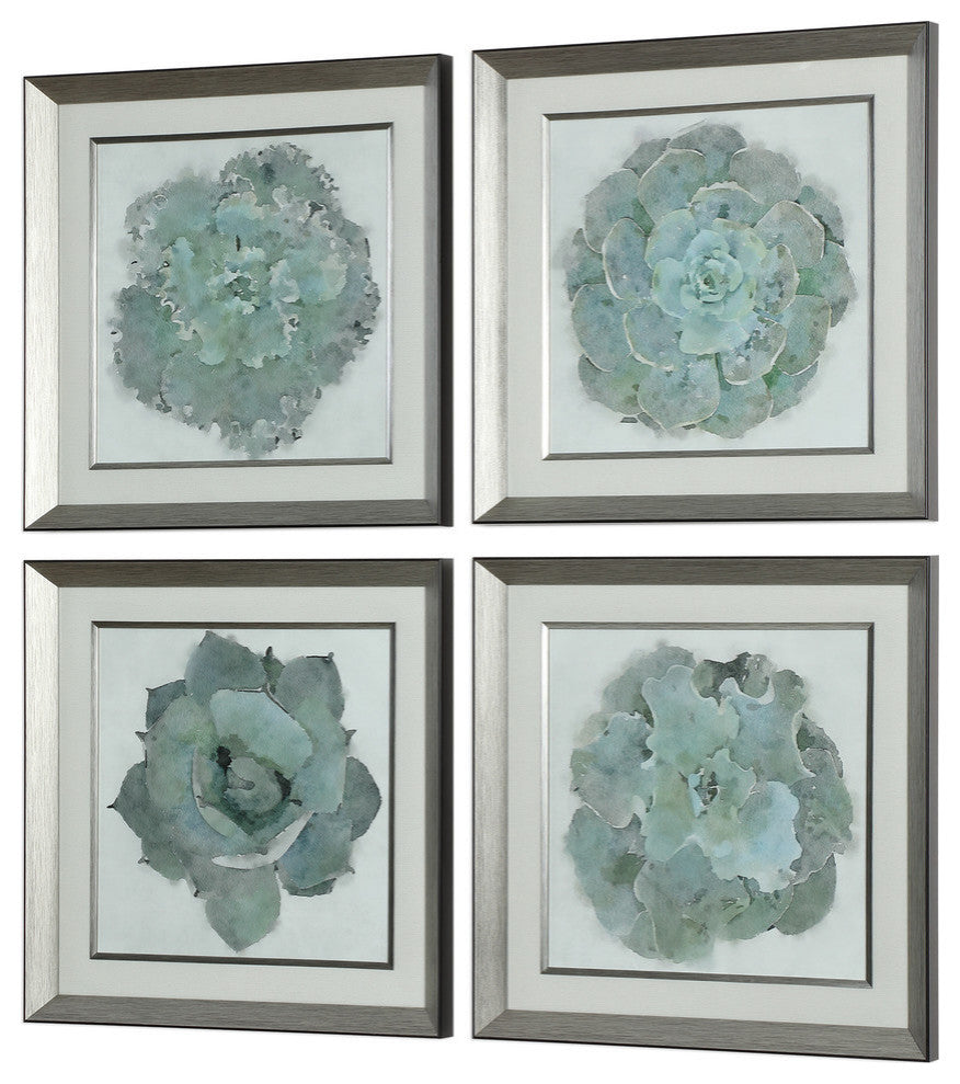 "Natural Beauties Botanical" Prints, 4-Piece Set