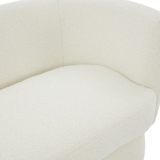 Safavieh Couture Mariano Curved Sofa, Ivory