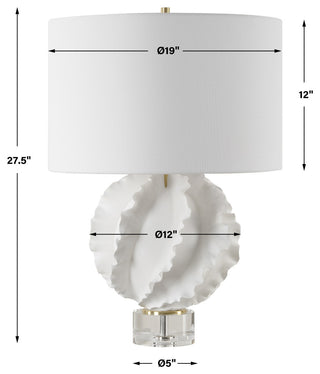 Uttermost Saylor White Table Lamp