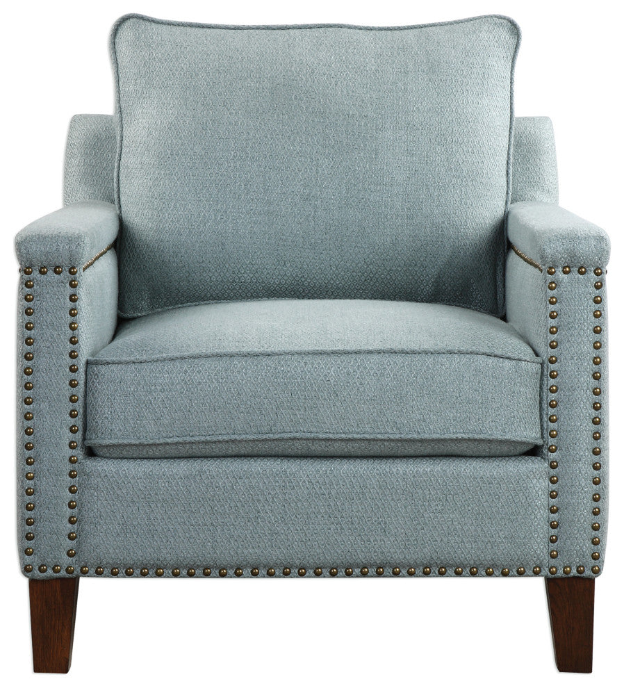 Uttermost Charlotta Sea Mist Accent Chair