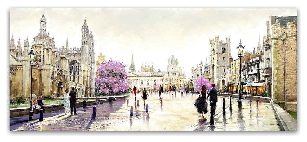 The Macneil Studio 'Cambridge Spires' Canvas Art, 32"x14"