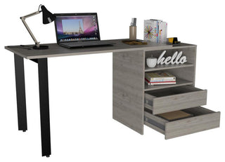 Austral 120 Desk - Light Grey