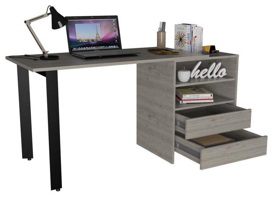 Austral 120 Desk - Light Grey
