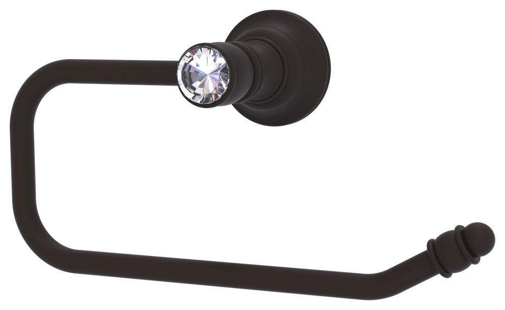 Carolina Crystal Euro Style Toilet Tissue Holder, Oil Rubbed Bronze