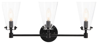 Safavieh Lonsen Vanity Sconce, Black