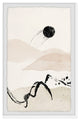 "Passing Moon" Framed Painting Print, 30x45