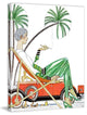 "By the Pool" Painting Print on Canvas by Saturday Evening Post
