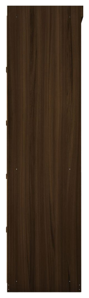 Mulberry Open 1 Sectional Closet, Brown