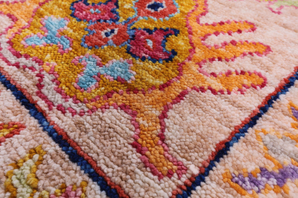 Hand Knotted Turkish Oushak Wool Rug 8' 11" X 11' 5" - Q14824