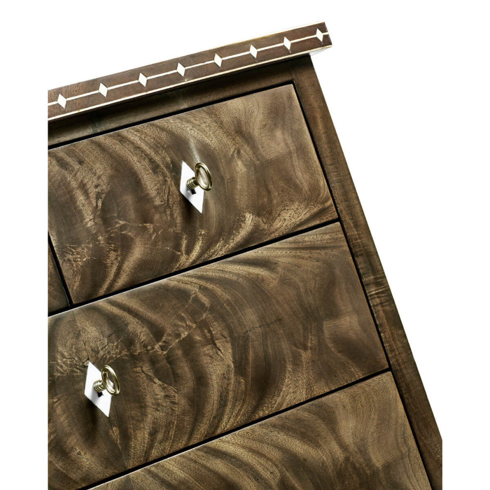 Mahogany Bowfront Chest
