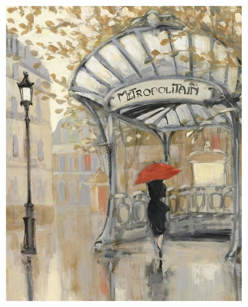 "To the Metro III" Digital Paper Print by Julia Purinton, 30"x37"