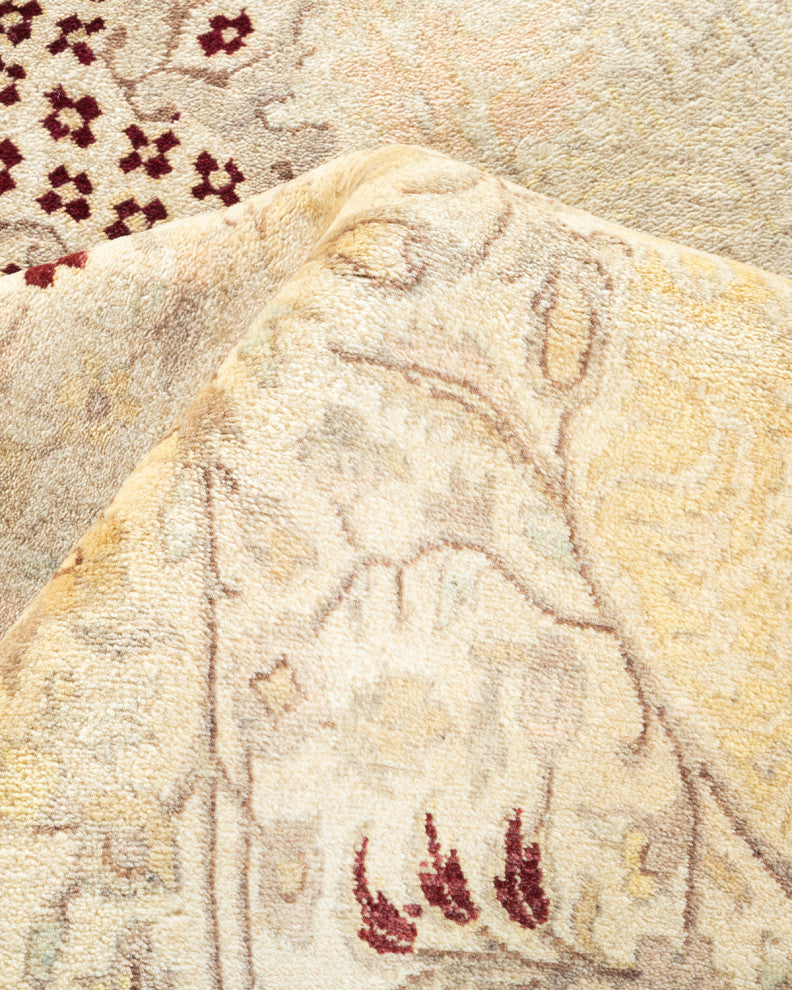 Ximena, One-of-a-Kind Hand-Knotted Area Rug Ivory, 9'2"x12'2"