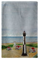 Betsy Drake Cape Henry Lighthouse Beach Towel