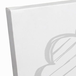 Light Gray Striped Clouds 14x11 Canvas Wall Art