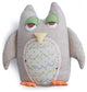 Baby Owl Shaped Toothfairy Pillow, Flax