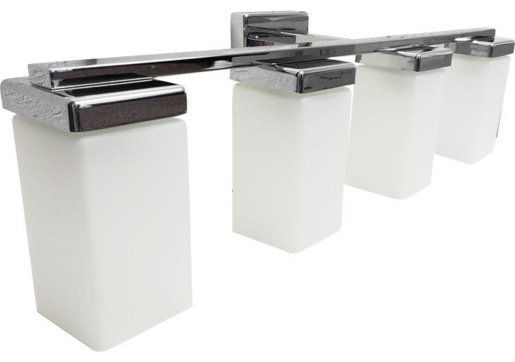 Moen YB8864CH 90 Degree Four Globe Bath Light, Chrome