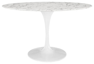 Modern Contemporary Kitchen 54" Dining Table White