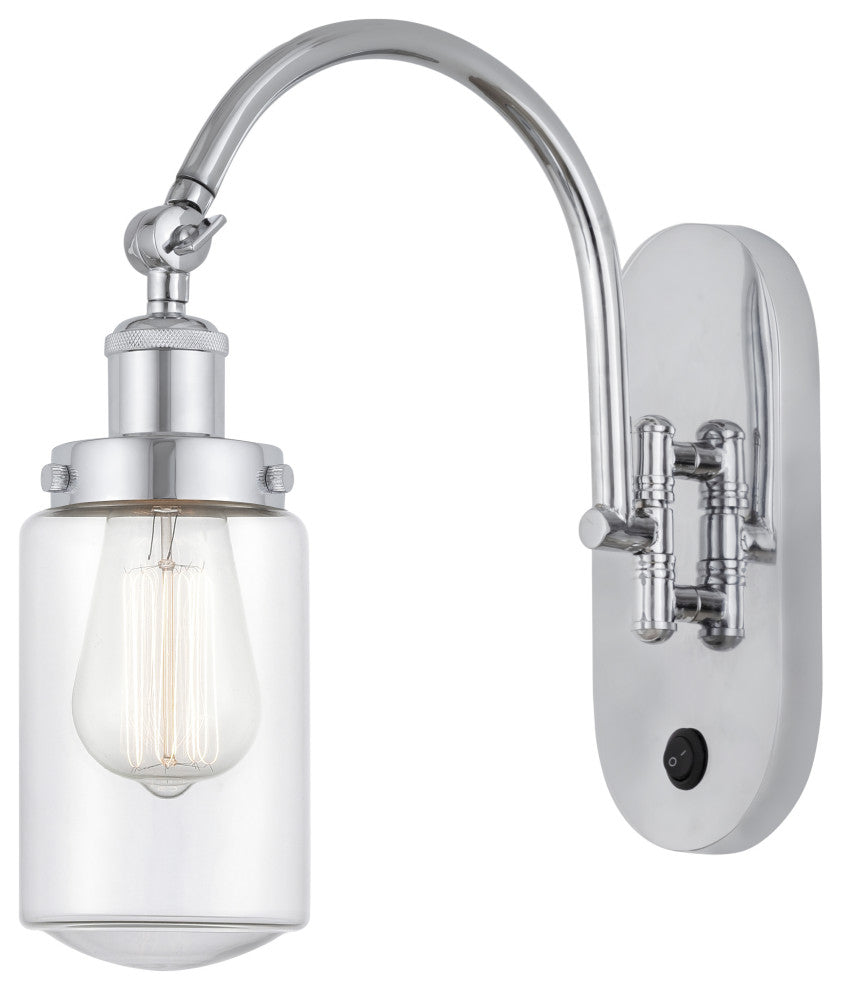 Innovations 918-1W-PC-G312 1-Light Sconce, Polished Chrome