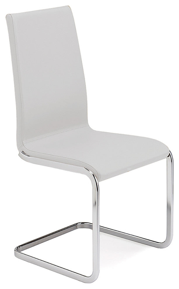 Casabianca Home Aurora Italian Leather Dining Chair