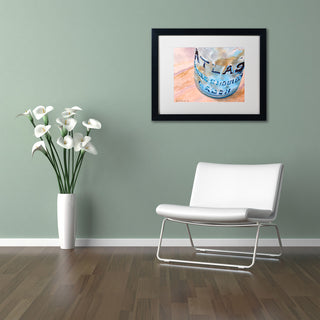 'Atlas Jar' Art, 16x20, Black Frame, White Mat