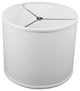 Fenchel Shades 12"x12"x10" Spider Attachment, Drum Lamp Shade, Linen White