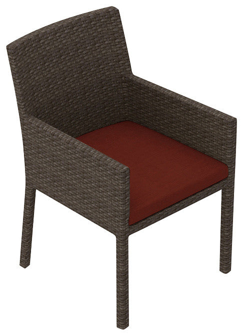 Arden Dining Arm Chair, Canvas Henna