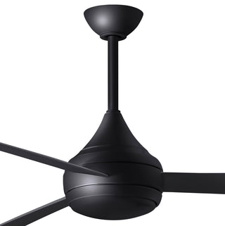 Donaire Paddle Fan Integrated LED, Matte Black, Matte Black Blades