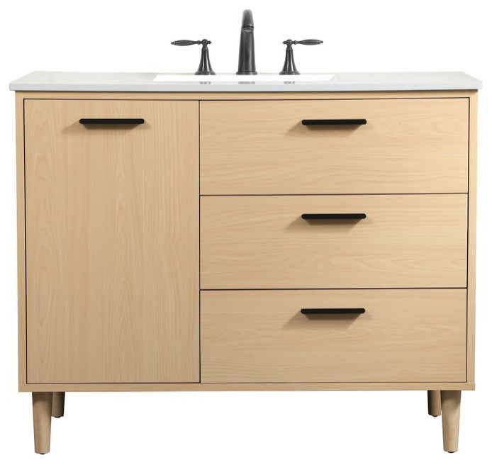 Bailey 42" Bathroom Vanity, Maple