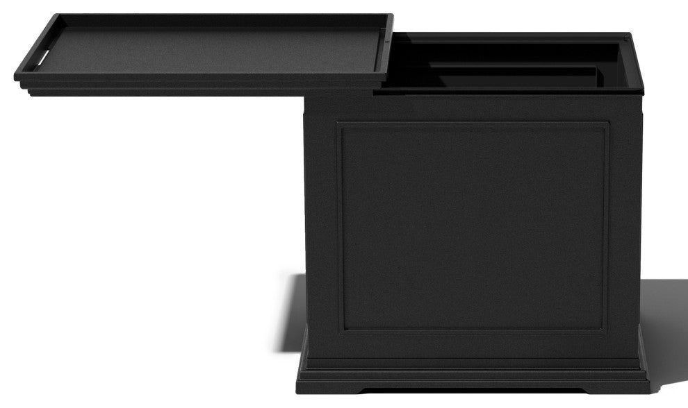 Veradek Brixton Tray Table, Black, 22 Inch, 1 Pack