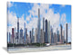 "Chicago City" Urban Skyline Canvas Photo Print, 20"x12"